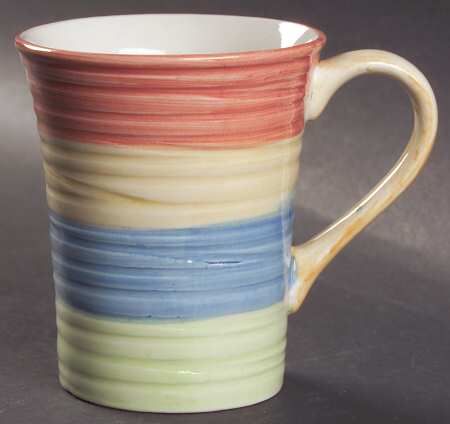 Stylish Living Rainbow Stripes Mug