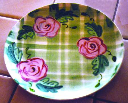 Rose Gingham by Gumps