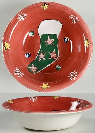 Folk Noel Soup/Cereal Bowl