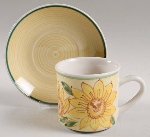GID106 Flat Cup & Saucer Set
