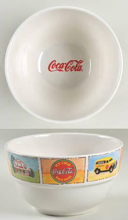 COCA COLA GOOD OLD DAYS Soup/Cereal Bowl