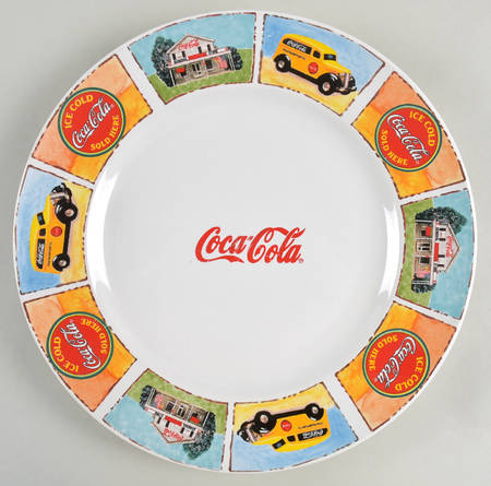 COCA COLA GOOD OLD DAYS Dinner Plate