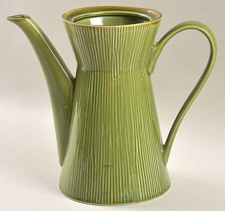 Lotus Leaf Green Coffee Pot No Lid