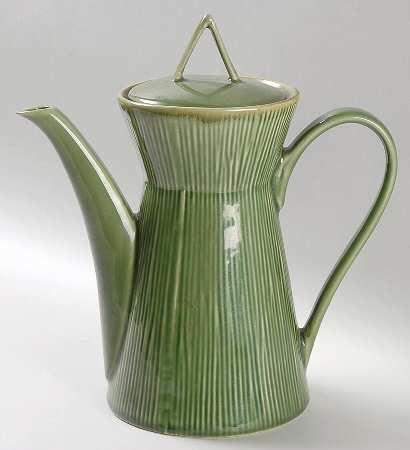 Lotus Leaf Green Coffee Pot & Lid