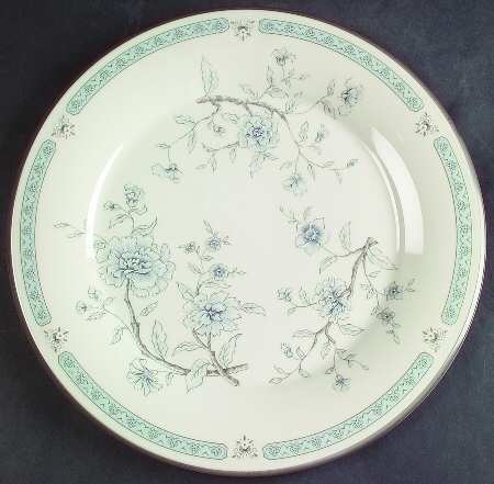 Peonies (Gray Trim) by Gorham