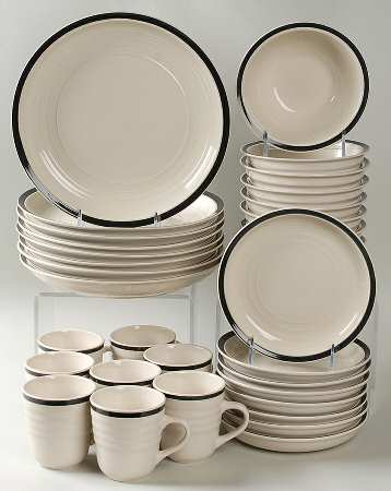 Basic Living V Black 32 Piece Set