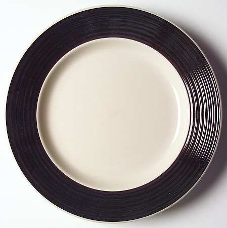 Carnegie Black Salad Plate