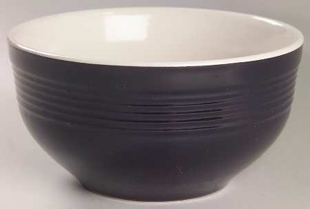 Carnegie Black Soup/Cereal Bowl