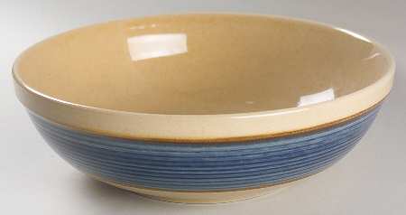 Retreat Blue 9" Round Vegetable Bowl
