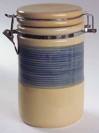 Retreat Blue Medium Canister & Lid