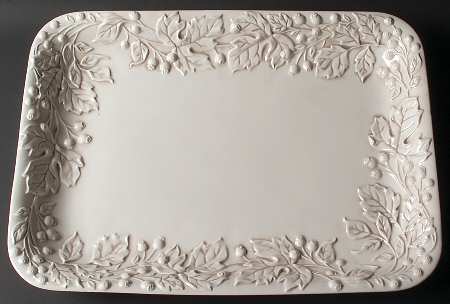 Grand Leaf II 21" Rectangular Serving Platter