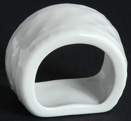 Royal Quilt White Napkin Ring