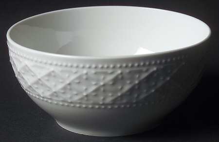Royal Quilt White Soup/Cereal Bowl