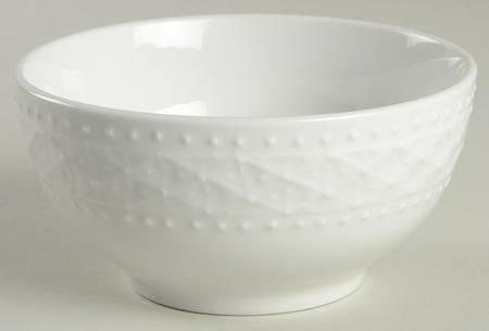 Royal Quilt White Fruit/Dessert (Sauce) Bowl