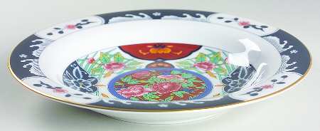 Kiku (Rimmed) Large Rim Soup Bowl