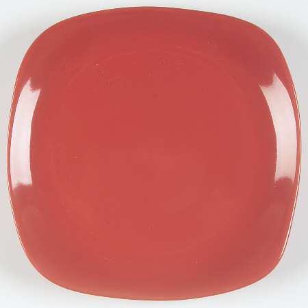 Sensations II Red Square Salad Plate