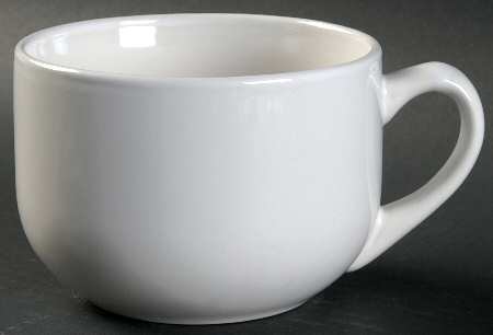 Sensations II White Latte Mug