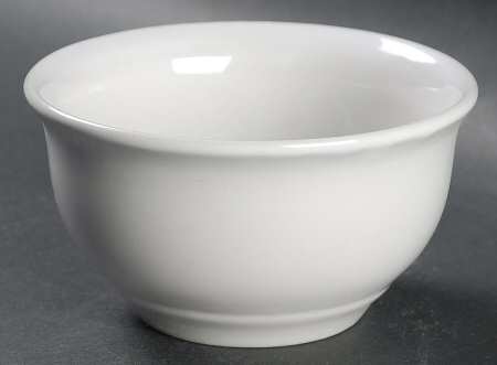 Sensations II White 4" Chip & Dip Bowl