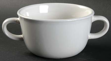 Sensations II White Soup Mug