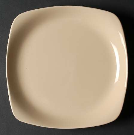 Sensations II Beige Square Salad Plate