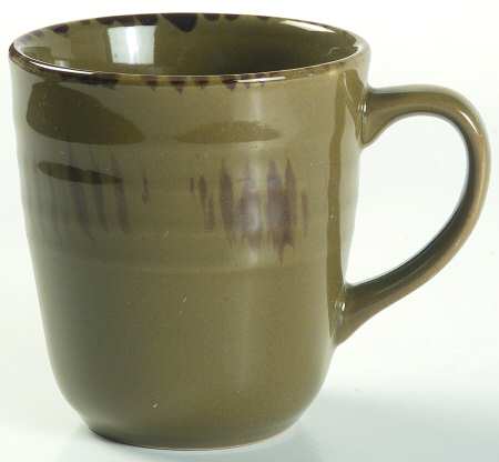 Basic Living V Olive Mug