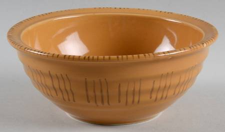 Basic Living V Saffron Soup/Cereal Bowl