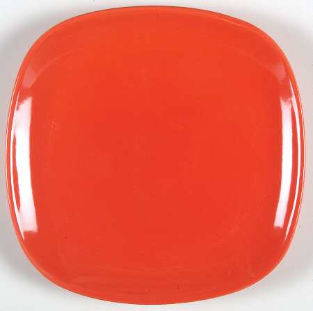 Escapade Red Salad Plate
