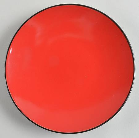 Centra Red Salad Plate