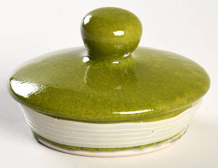 Radiant Apple Green Lid for Small Canister