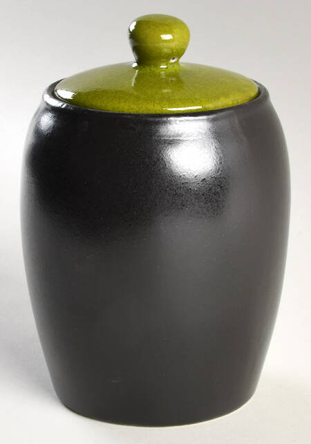 Radiant Apple Green Small Canister & Lid