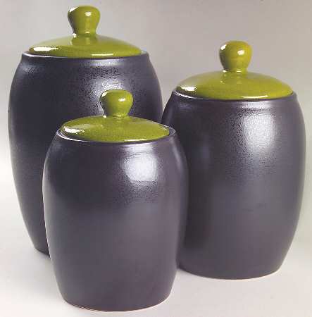 Radiant Apple Green (3 Piece) Canister Set (Box Set)