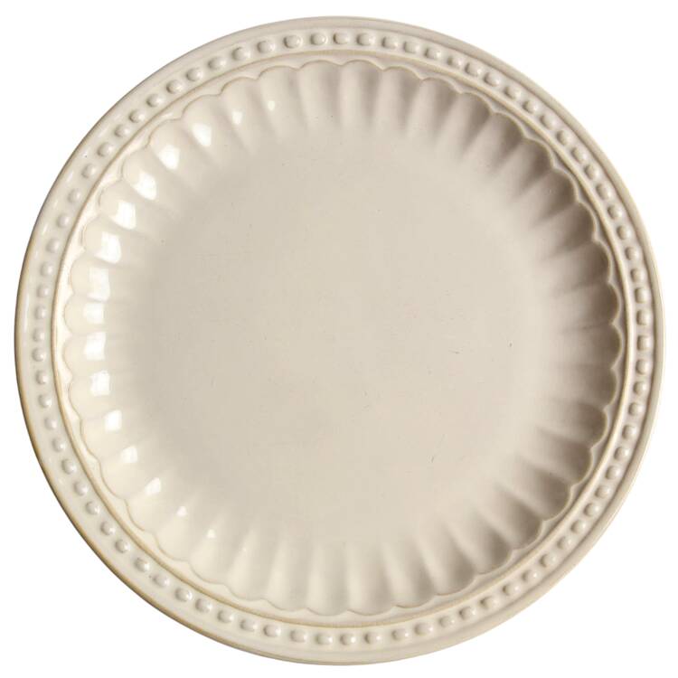 Regent Park Cream Dinner Plate