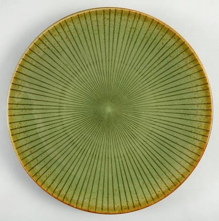 South Seas Green Dinner Plate