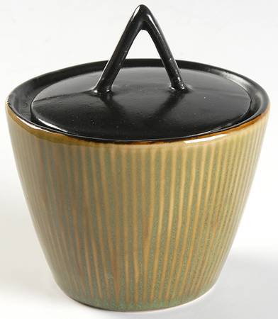 South Seas Green Sugar Bowl & Lid