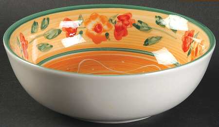 Floral Terrace Soup/Cereal Bowl