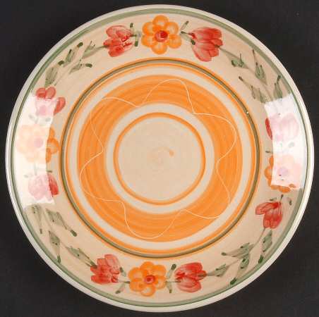 Floral Terrace Salad/Dessert Plate