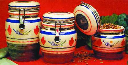 Elena Large Canister & Lid