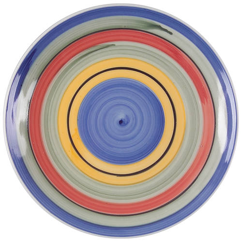 Salsa Stripe Salad/Dessert Plate