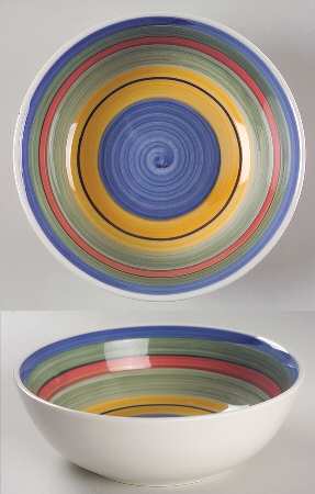Salsa Stripe Soup/Cereal Bowl