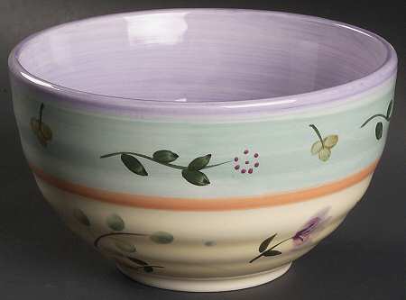 Bohemian Floral Soup/Cereal Bowl