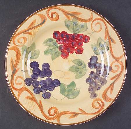 Venetian Grapes Salad/Dessert Plate