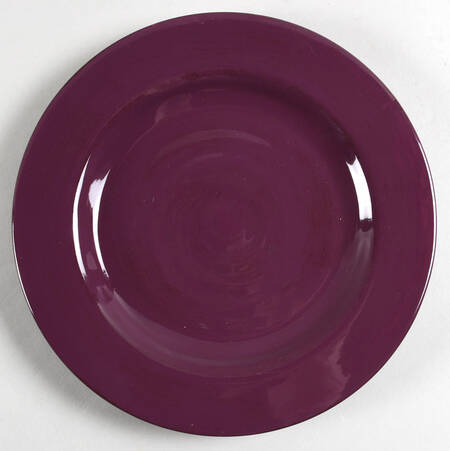 Sangria Shades Plum Salad/Dessert Plate