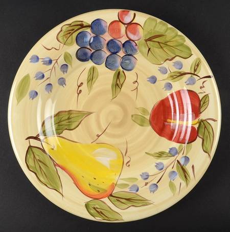 Sangria Swirl Salad/Dessert Plate