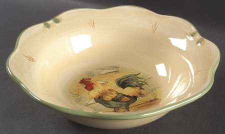 Royal Rooster 9" Round Vegetable Bowl
