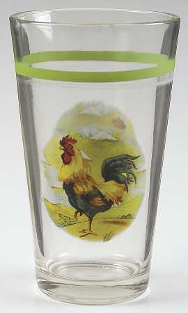 Royal Rooster 16 Oz Glassware Tumbler