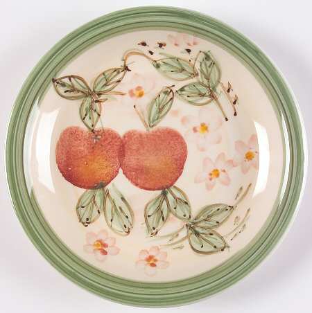 Peach Duo Salad/Dessert Plate