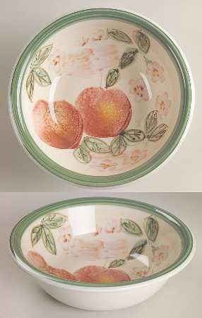 Peach Duo Soup/Cereal Bowl