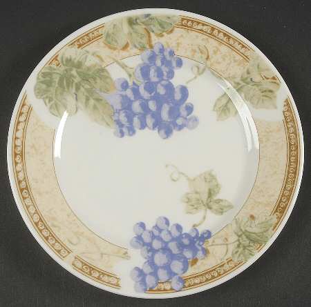 Fruit Grove (Cherries, Grapes) Salad/Dessert Plate