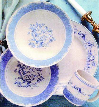 Nantucket Toile by Gibson Designs