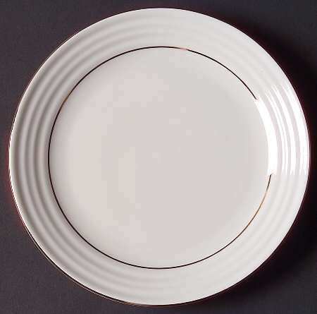 Downtown Gold Salad Plate